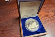 Silver 1977 Singapore 10th Anniversary Coin