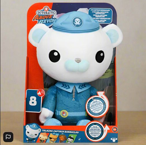 Octonauts Above & Beyond Sound Effects Plush Captain Barnacles Toy