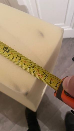 Single mattress foam