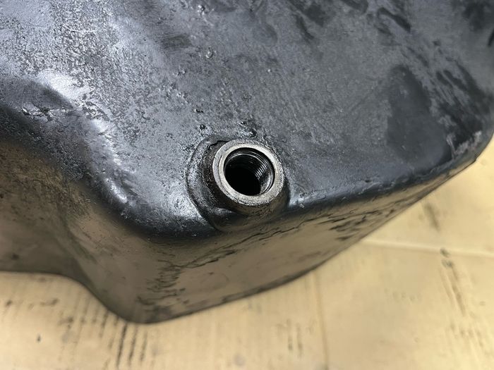 Land Rover Series oil sump