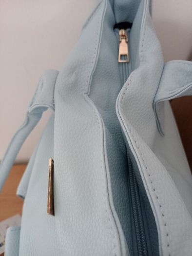 womens bag baby blue color