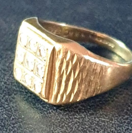 Vintage Gentlemans Gemset Ring