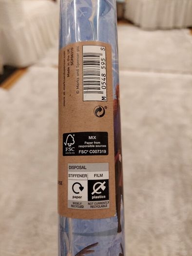 Frozen 4mt M&S Wrapping / Gift Paper