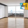 Tv Wall Bracket Tilt Swivel Long Arm 32"- 80" Image 7