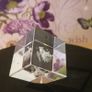 Small Glass Virgo Paperweight Image 2