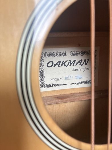 Oakman DG25/NA Acoustic Guitar.
