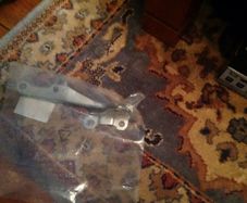 2004 Toyota Yaris left hand bonnet hinge