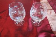 Galway crystal brandy glasses...silver wedding anniversary