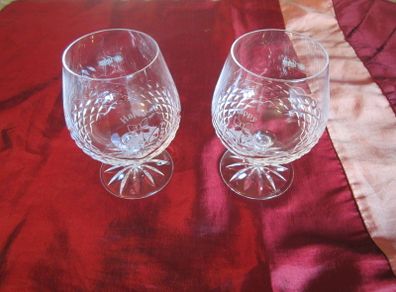Galway crystal brandy glasses...silver wedding anniversary