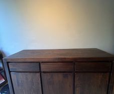 Dark brown sideboard