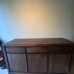 Dark brown sideboard
