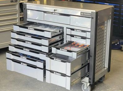 Manarola 12 Drawer Tool Box - Fully Loaded With Tools