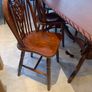 Mahogany dining table and six chairs Image 4