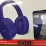 Blue Bluetooth Headphones Head Phones Image 2
