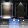 Vanranger Solar Security Lights Outdoor Garden - 248 LED Motion Sensor Flood Light 3 Modes Outside Solar Wall Lights 270 Wide Angle Lighting IP65 Waterproof for Fence Front Door Yard Garage 6 Pack Image 4