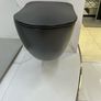 EX Display Black Wall hung pan & Toilet Seat Image 3