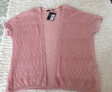 BNWT Cute Pink Short Sleeve Cardi size XS