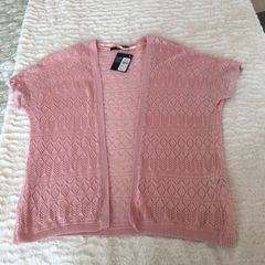 BNWT Cute Pink Short Sleeve Cardi size XS