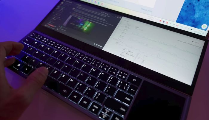Productivity Laptop 2 Screens (16" + 14" 4K Touch) | Desktop Replacement | 10th Gen i7 | 32GB RAM | 1TB SSD