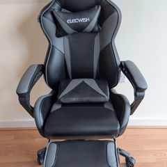 ELECWISH Gaming Chair with Footrest Quick Sale