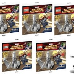 LEGO 30163 Lot Of 5 Thor And The Cosmic Cube Polybags Brand New Sealed