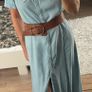 I.code Denim Dress Size Uk 14 Image 4
