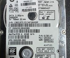 500gb Hgst 2.5" Sata Laptop Hard Drive Hdd
