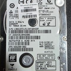 500gb Hgst 2.5" Sata Laptop Hard Drive Hdd