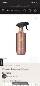 New RITUALS Private Collection Cotton Blossom Home Perfume 400mls