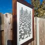 Large Framed M.C. Escher Three Worlds Vintage Print Custom Artisan Wood Frame 63.5cm x 83.4cm Image 4