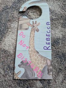 do not disturb sign