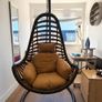 EZ Living Hanging Egg Chair with Stand Image 3