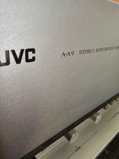 Jvc A-x9 Hi-end Power Amplifier New Capacitors Only One In Europe