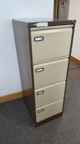 Filing Cabinet, 4-drawer, metal