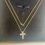 18ct gold diamond cross Image 8