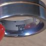 Tungsten Titand ring size U Image 6