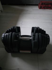 Adjustable Dumbbell with Stand   Home Gym Weight