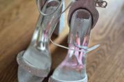 Silver  Sandals
