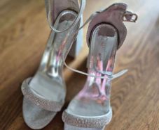 Silver  Sandals