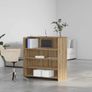 Reception Desk Artisan Oak 100x50x103.5 cm Engineered Wood Image 4