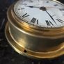 Vintage Brass Maritime Themed Clock Image 4