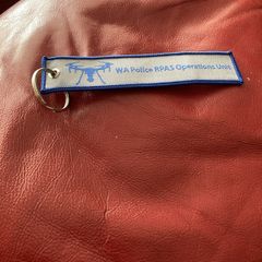 Western Australia Police Air Wing - Drone Pre-flight safety tag + keyring