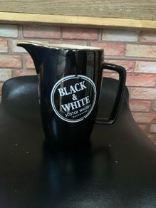 Black and White Scotch Whisky Jug