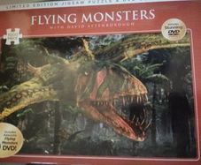 David Attenborough Flying Monsters DVD and jigsaw puzzle new gift