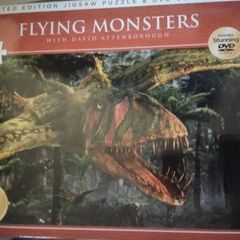 David Attenborough Flying Monsters DVD and jigsaw puzzle new gift