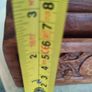 Vintage carved wooden letter organizer rack -1970s- front panel w/ floral design Image 4