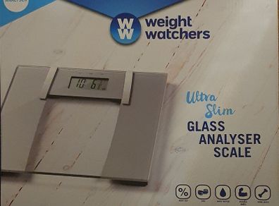 Weighwatchers Ultra Slim Glass Analyser scale