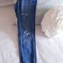 Blue Organic Cotton Ripped Jeans - Size 6 Image 4