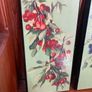 Pair of antique hand painted wooden panels. Image 4