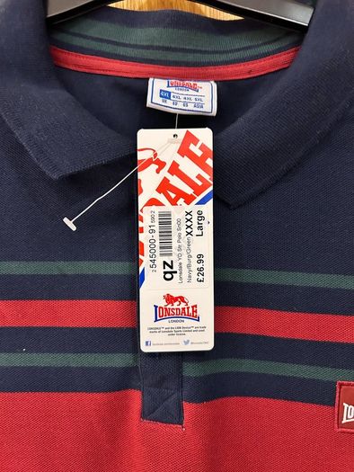 Lonsdale Polo Size 4xl